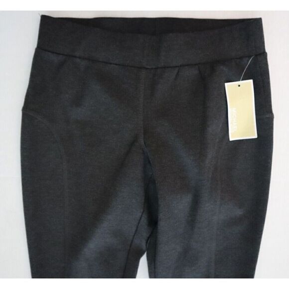 Michael Kors SF53A74P73 Women Sz S Derby Gray Basics Stretch Pants Leggings - Picture 5 of 9